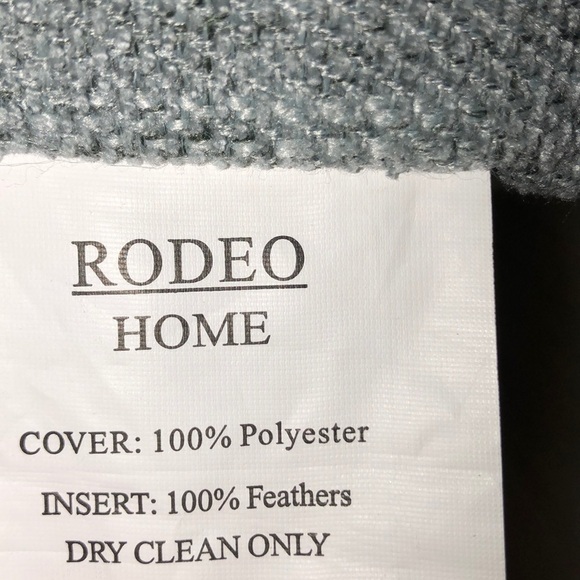 Rodeo Home seafoam feather couch throw pillow - Picture 4 of 6